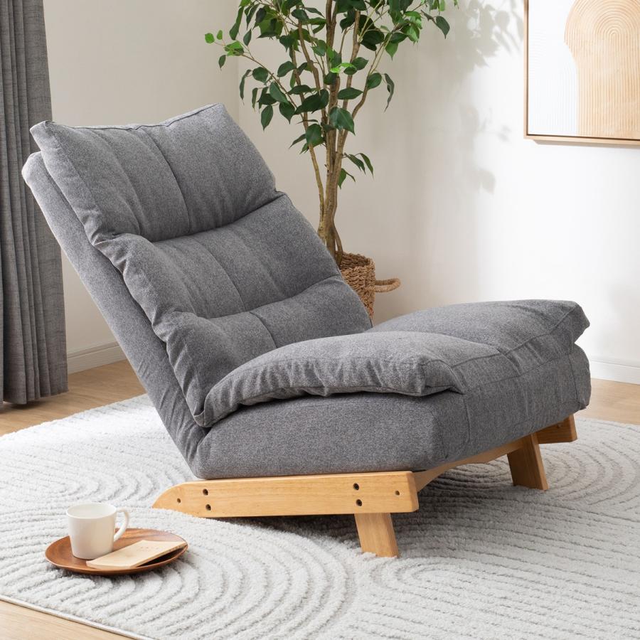 ニトリ（NITORI） リクライナーソファ(KJ-1 GY/NA 左レバー) : ニトリ