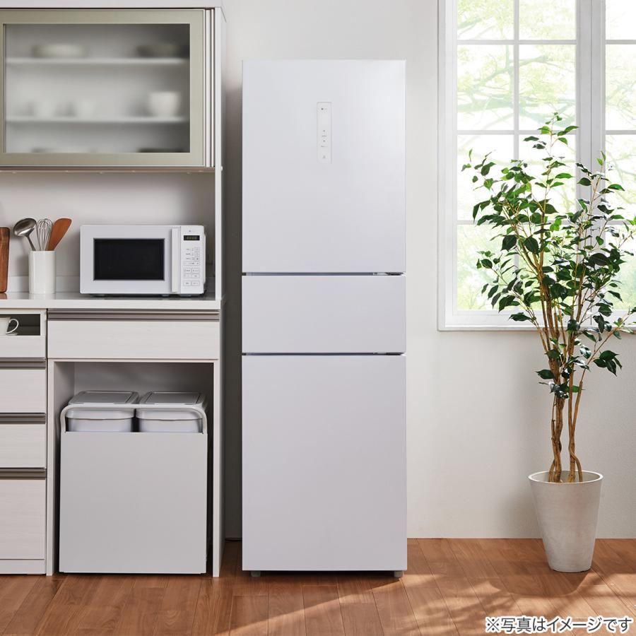 ニトリ（NITORI） 271L 3ドアファン式 まんなか切替冷蔵庫 (ホワイト