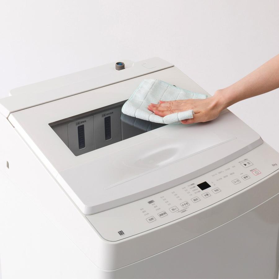 ニトリ（NITORI） 8kg洗剤自動投入洗濯機(NT80S1 ホワイト)(リサイクル