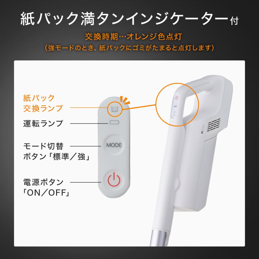 ニトリ（NITORI） 紙パック式コードレススティッククリーナー(MA301SK