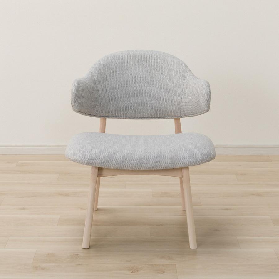 ニトリ】グレー ファブリック アームチェア ニトリ】グレー