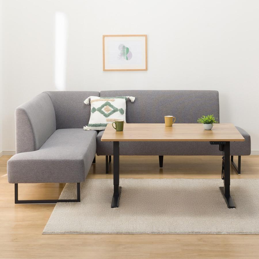 ニトリ（NITORI） 布張りリビングダイニング3点セット(JT34112LBR/LD2