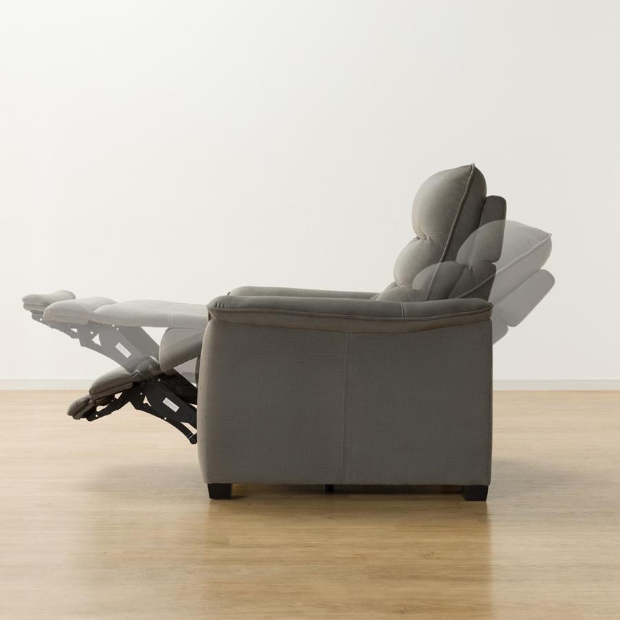 ニトリ（NITORI） 1人用電動リクライニング布張りソファ(Nビリーバ3