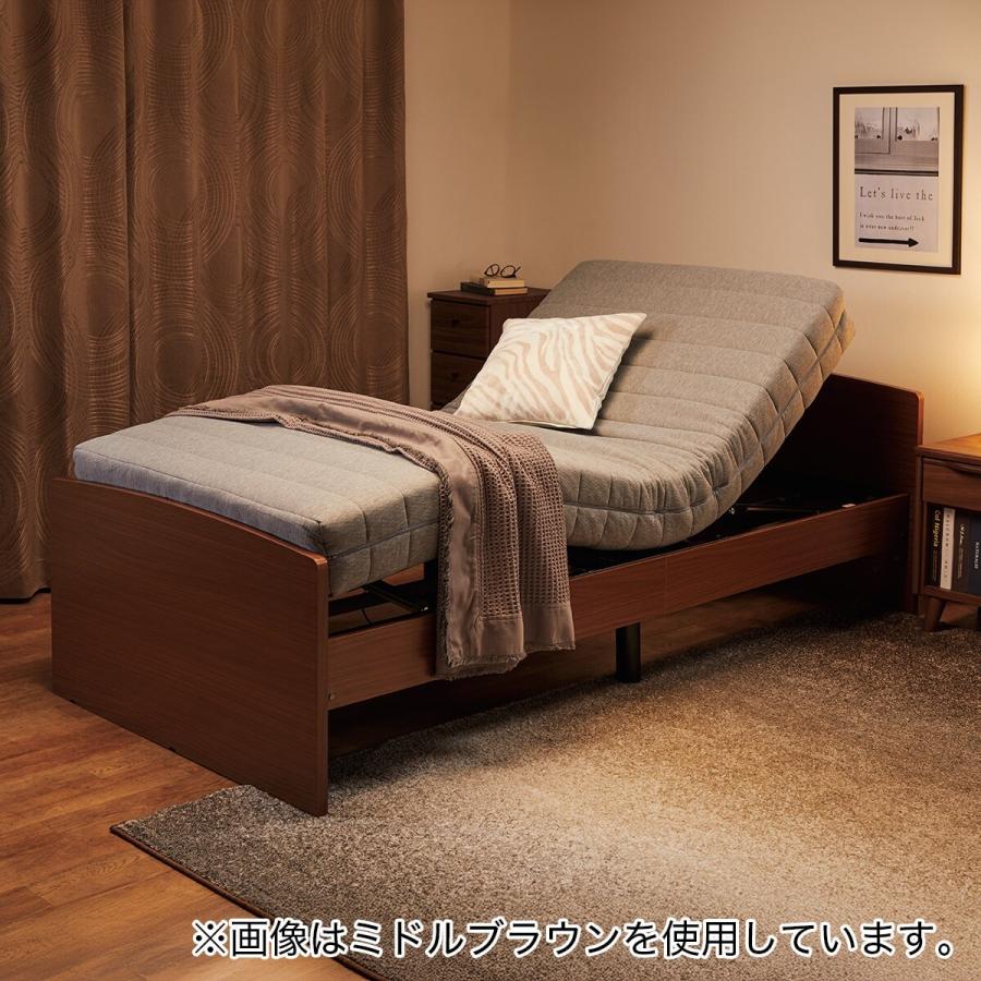 ニトリ（NITORI） 非課税 電動シングルベッドフレーム(ライズ3 2M-F GY