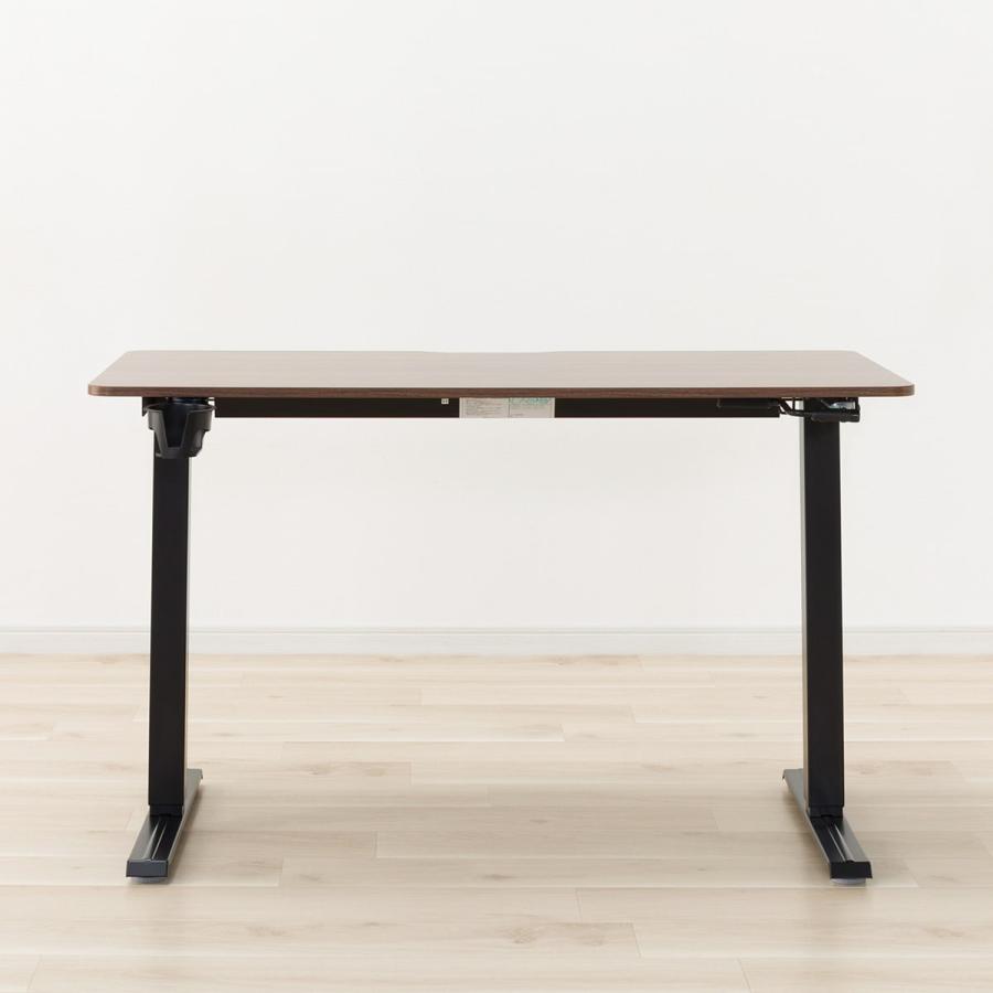 ニトリ（NITORI） 手動昇降デスク(UP003 MBR/BK) : ニトリ Yahoo!店