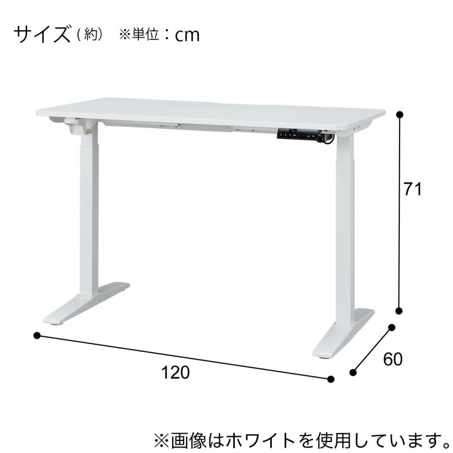ニトリ（NITORI） 電動昇降デスク(UP006 1260 WH/WH) ニトリ期間限定