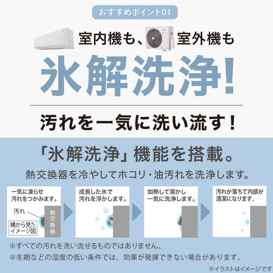 ニトリ（NITORI） エアコン 6畳用 (NH-22H)(標準取付工事無し) 5年保証