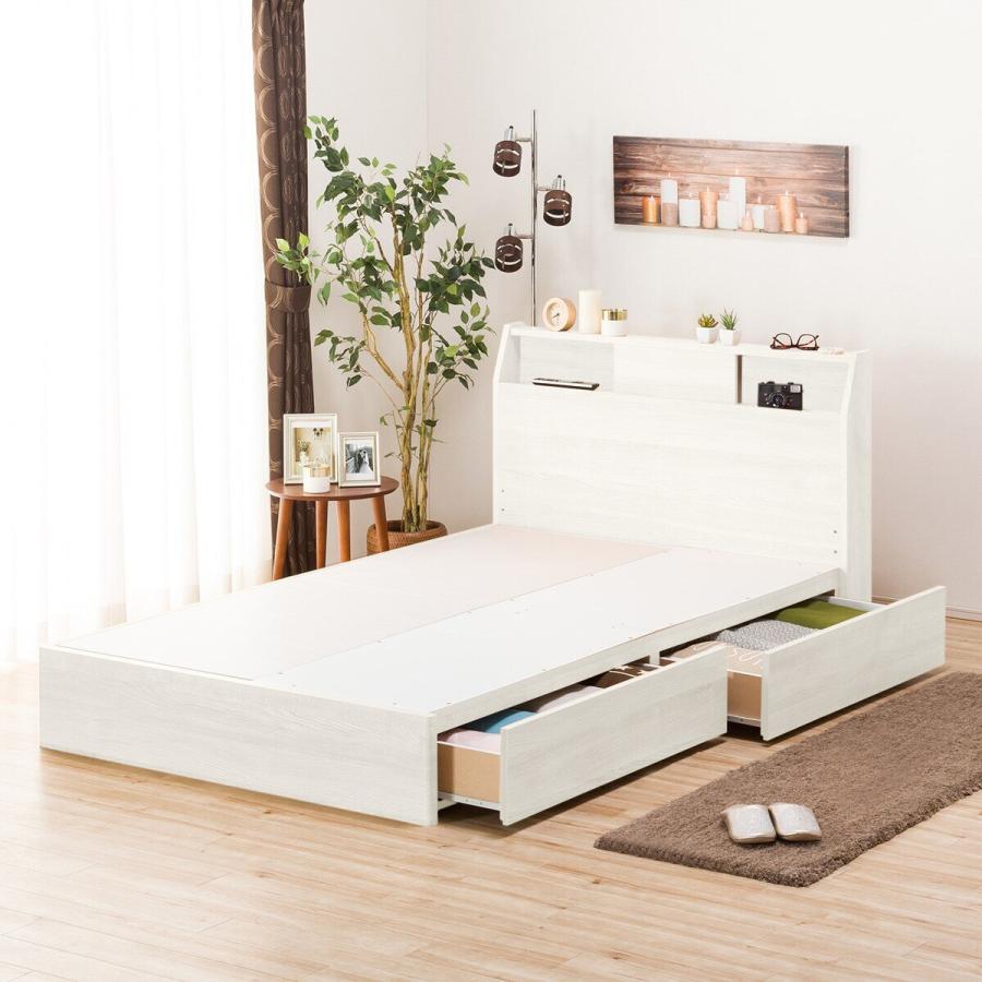 ニトリ（NITORI） ベッド ダブルベッドフレーム(アザン3 浅型/WW