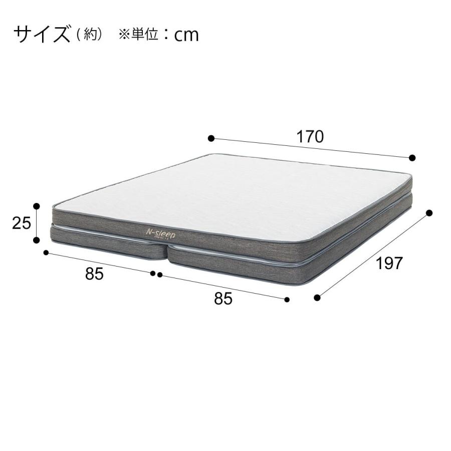 ニトリ（NITORI） クイーンマットレス1枚タイプ(NスリープハードH1