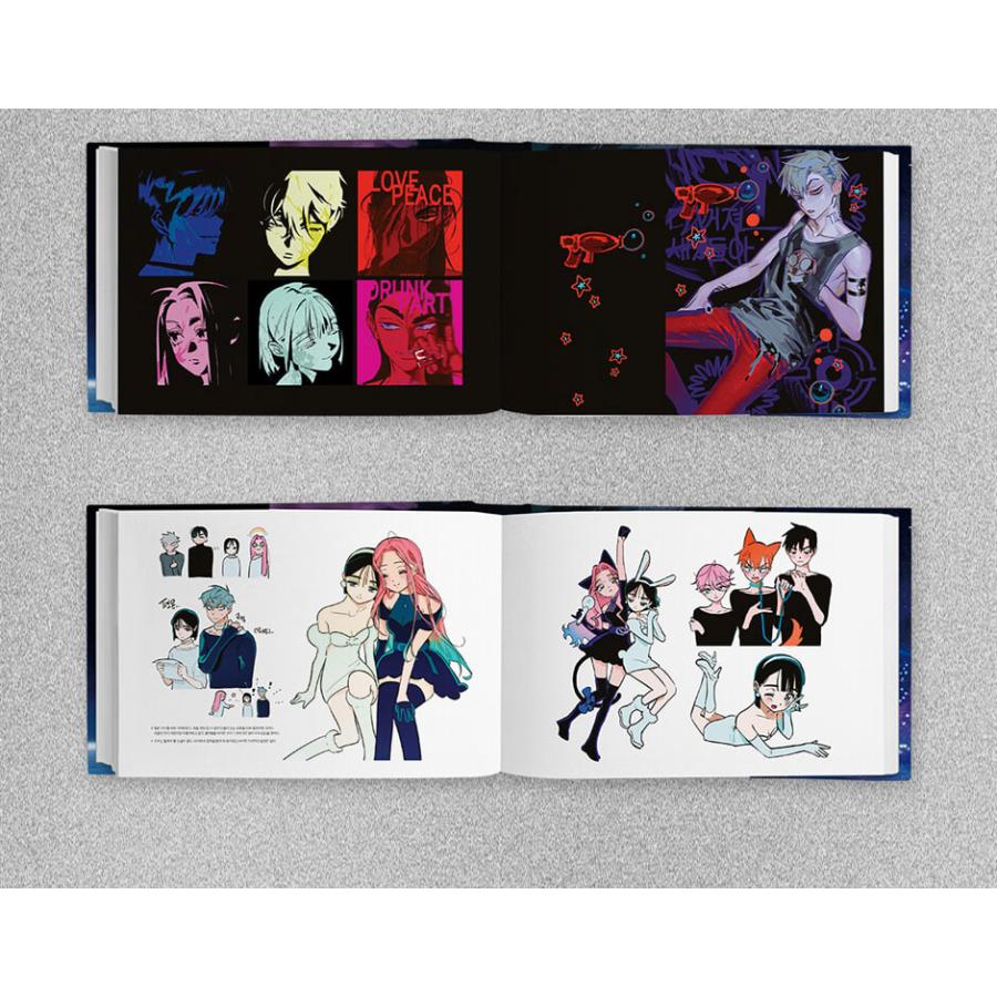 初版）韓国語 アートブック『ALIEN STAGE OFFICIAL ARTBOOK エイリアン