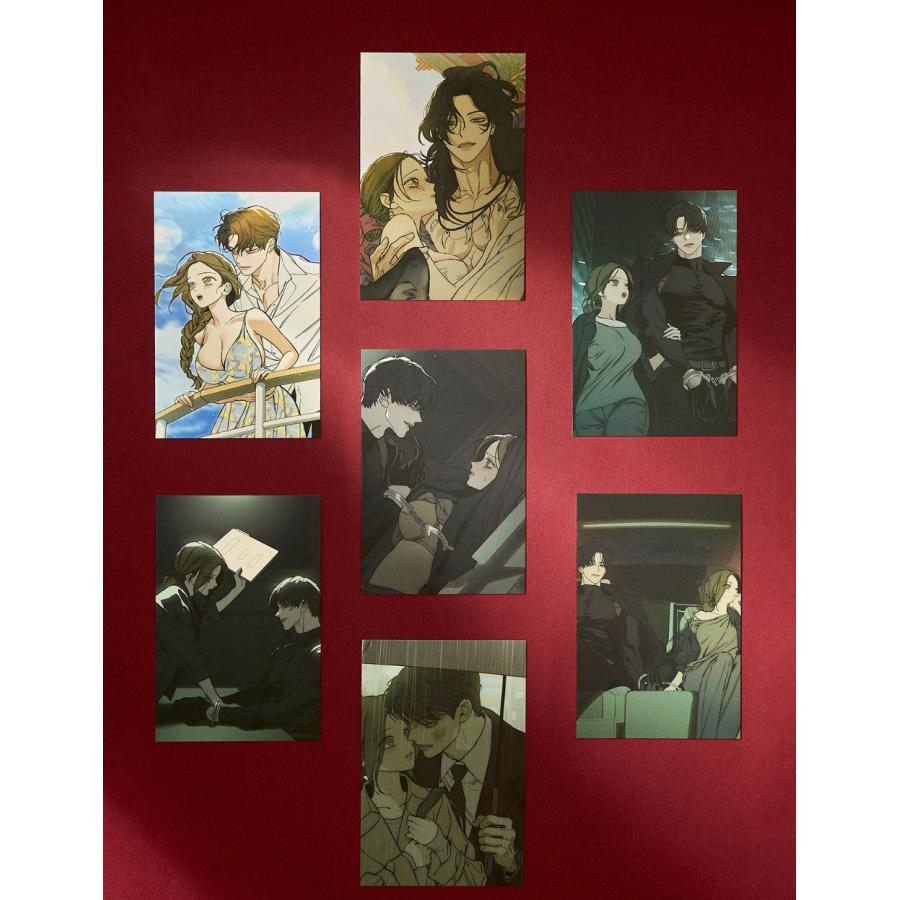 韓国 コミック グッズ『枯れた花に涙を イラストはがきブック (19+)