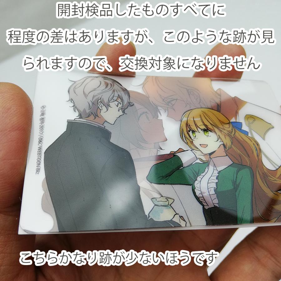 韓国 コミック グッズ『彼女が公爵邸に行った理由 透明フォトカード 5