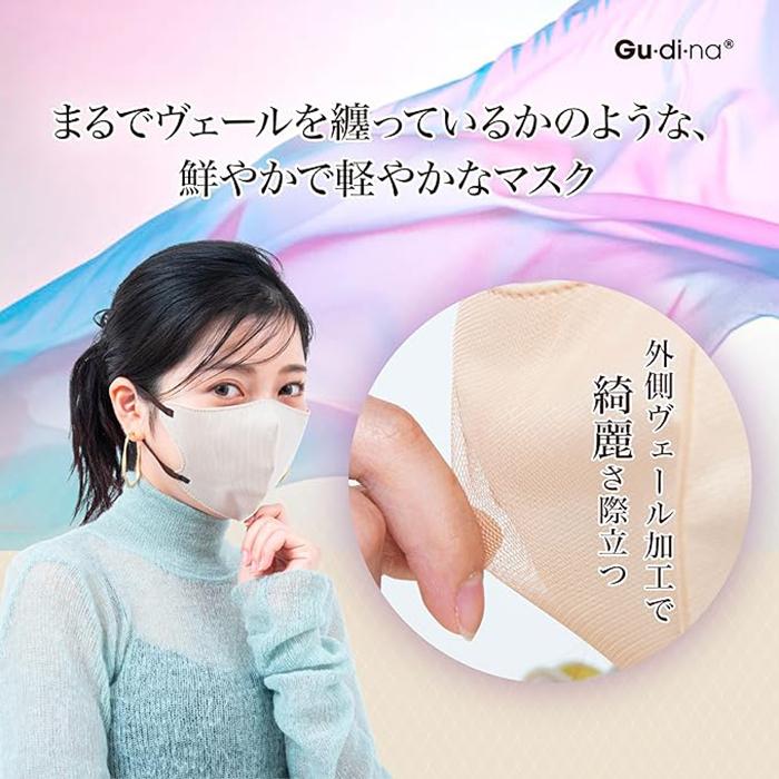 グディナ ヴェールマスク ライトブラウン 10枚入 個別包装 青山通商
