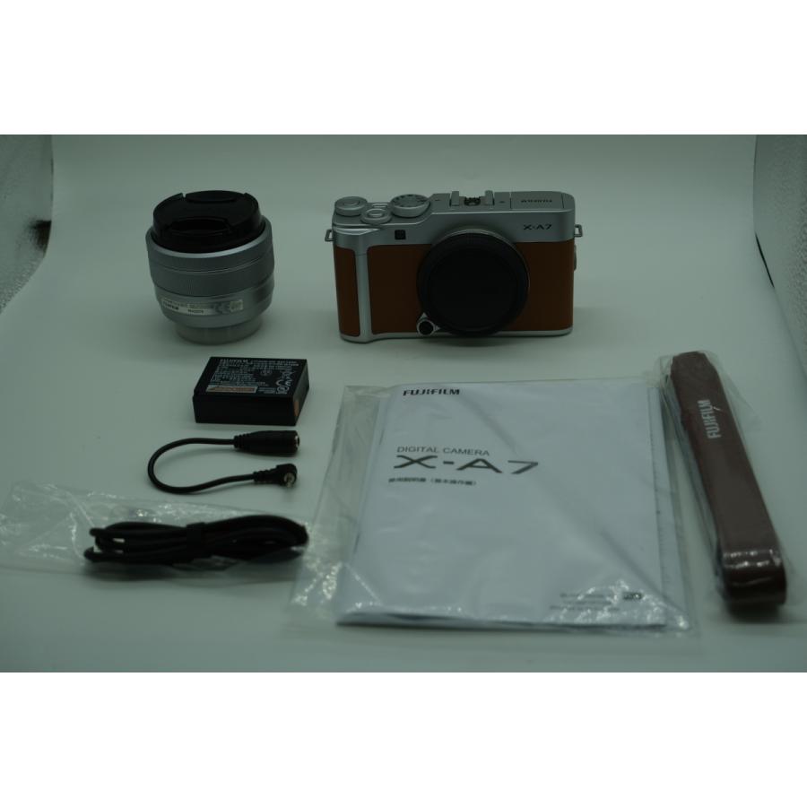 往復送料無料】FUJIFILM X-A7 レンズキット [キャメル] デジタル一眼