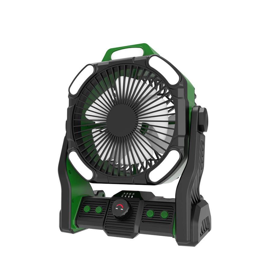 アウトドア扇風機 最大60時間連続使用 コードレス 充電式 卓上 扇風機