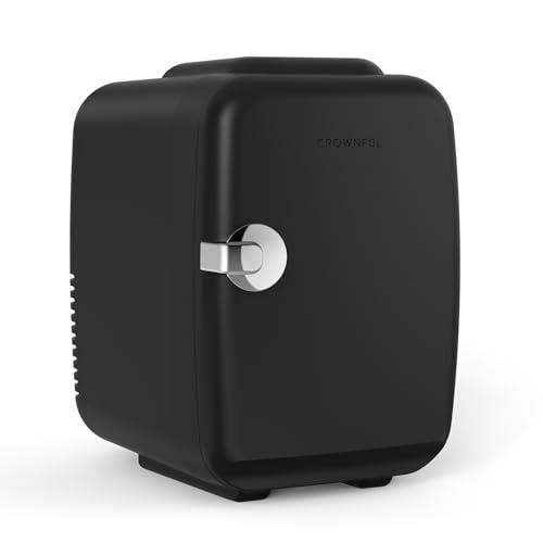 CROWNFUL 小型冷蔵庫 4L 冷温庫 保冷・保温 ミニ冷蔵庫 ポータブル 超