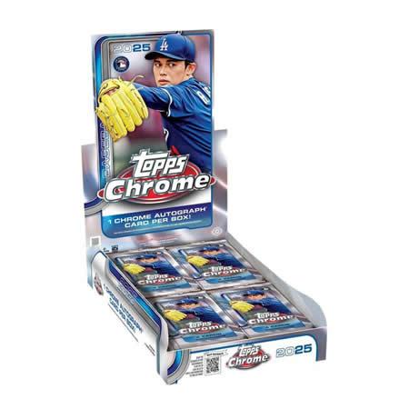 MLB 2025 TOPPS CHROME HOBBY BOX（送料無料） : トレカショップ二木