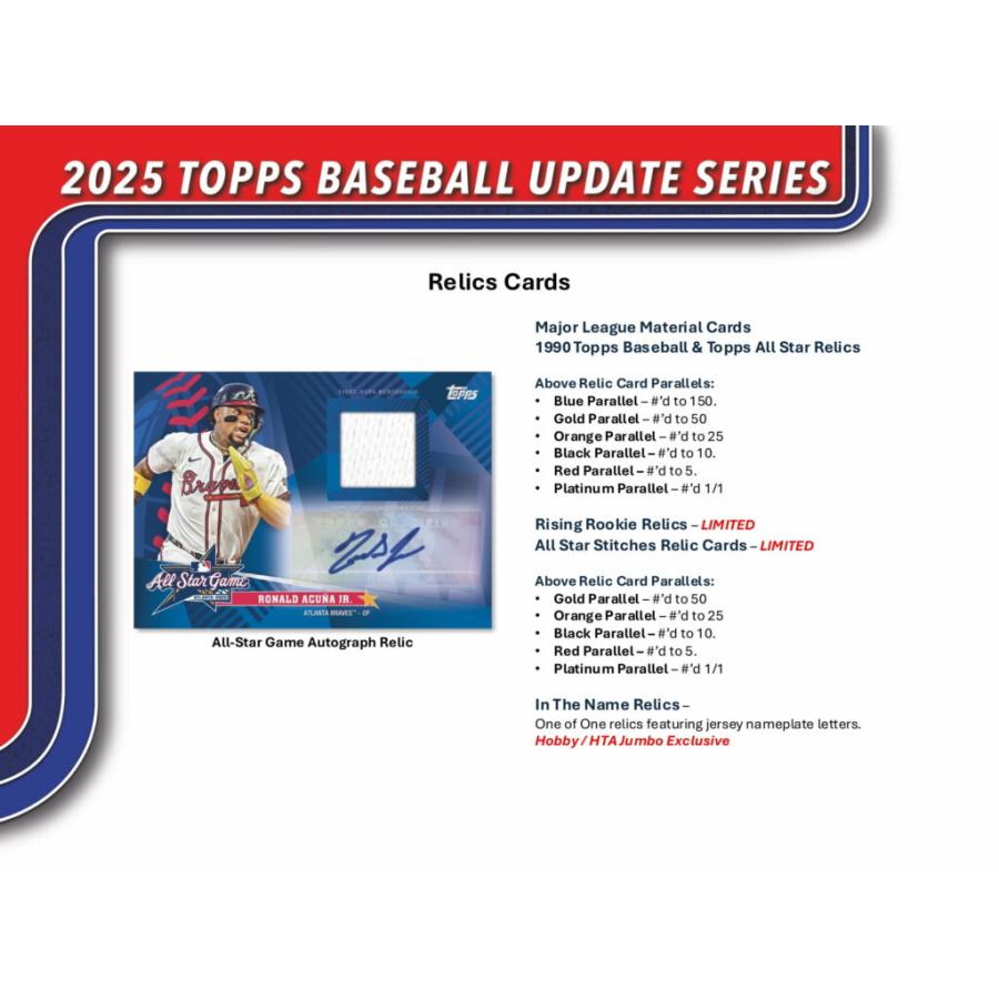 BD-RE110枚【25BG】MLBスケジュールセット MLB 2025 TOPPS BASEBALL