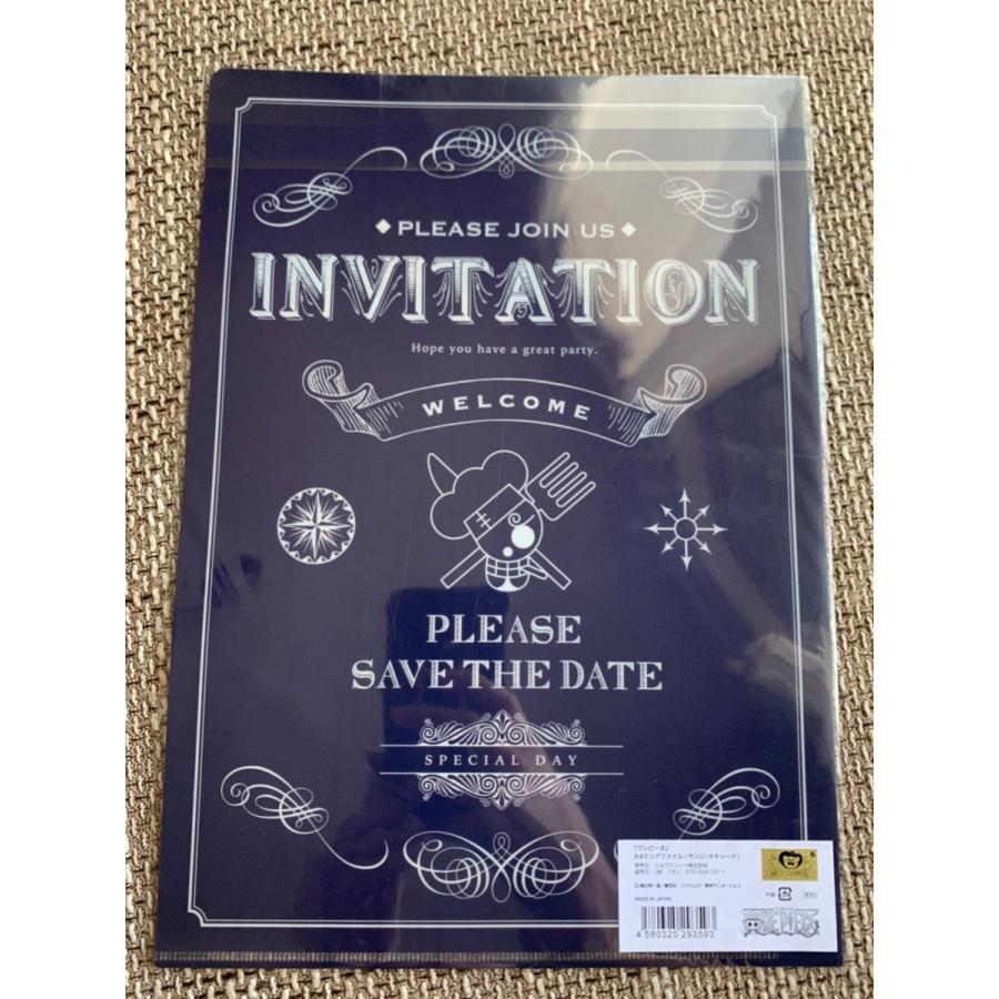 ☆ ONE PIECE ワンピース 麦わらストア タキシード クリアファイル