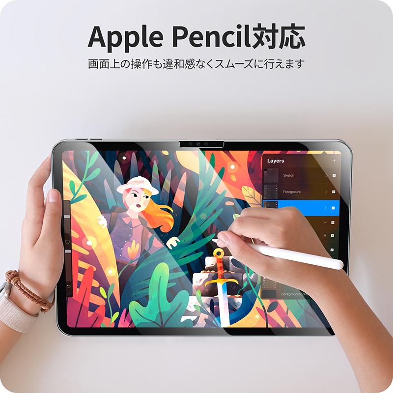 10%OFFクーポン】NIMASO iPad フィルム 自動位置合わせ・自動除塵