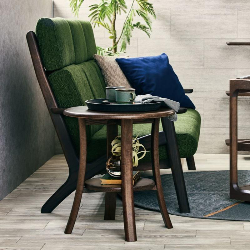 浜本工芸 ラウンドテーブル No.2200 サイドテーブル セカンドテーブル