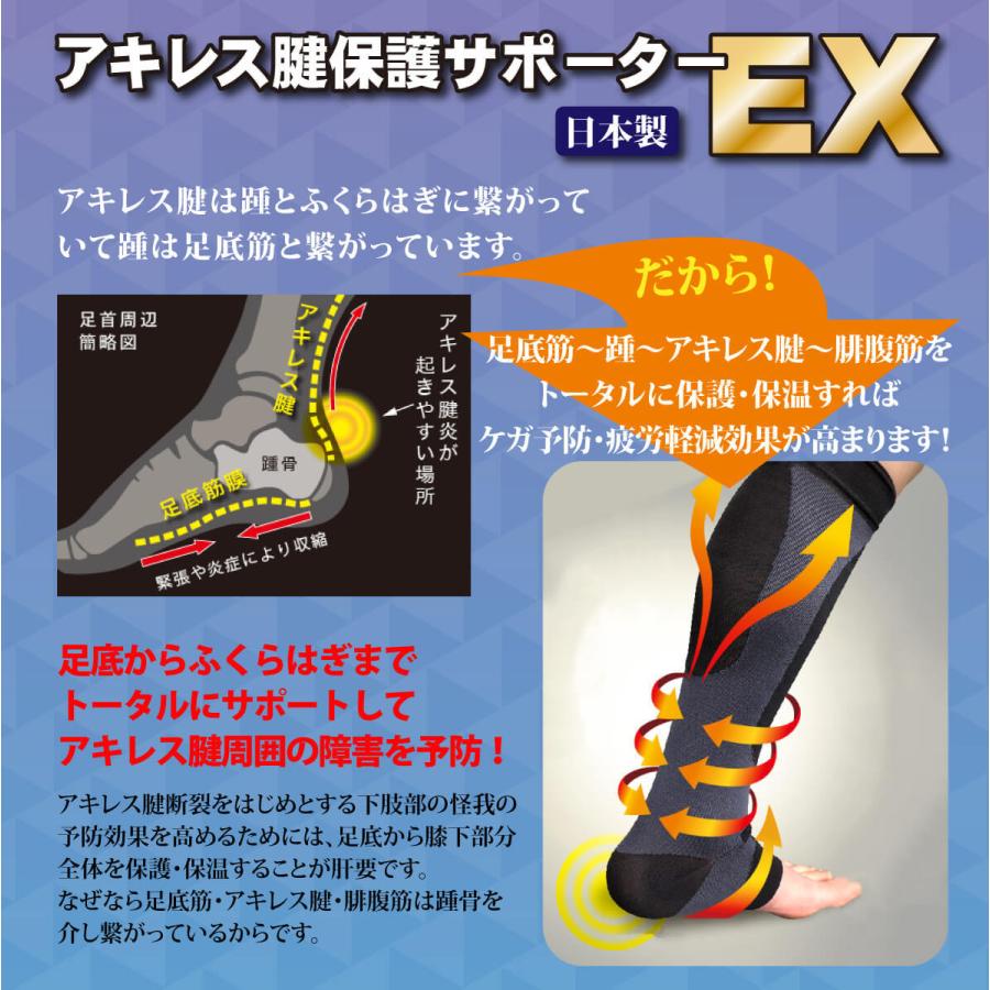 剣道 サポーター アキレス腱 保護 EX （ M / L LL ） : 西日本武道具