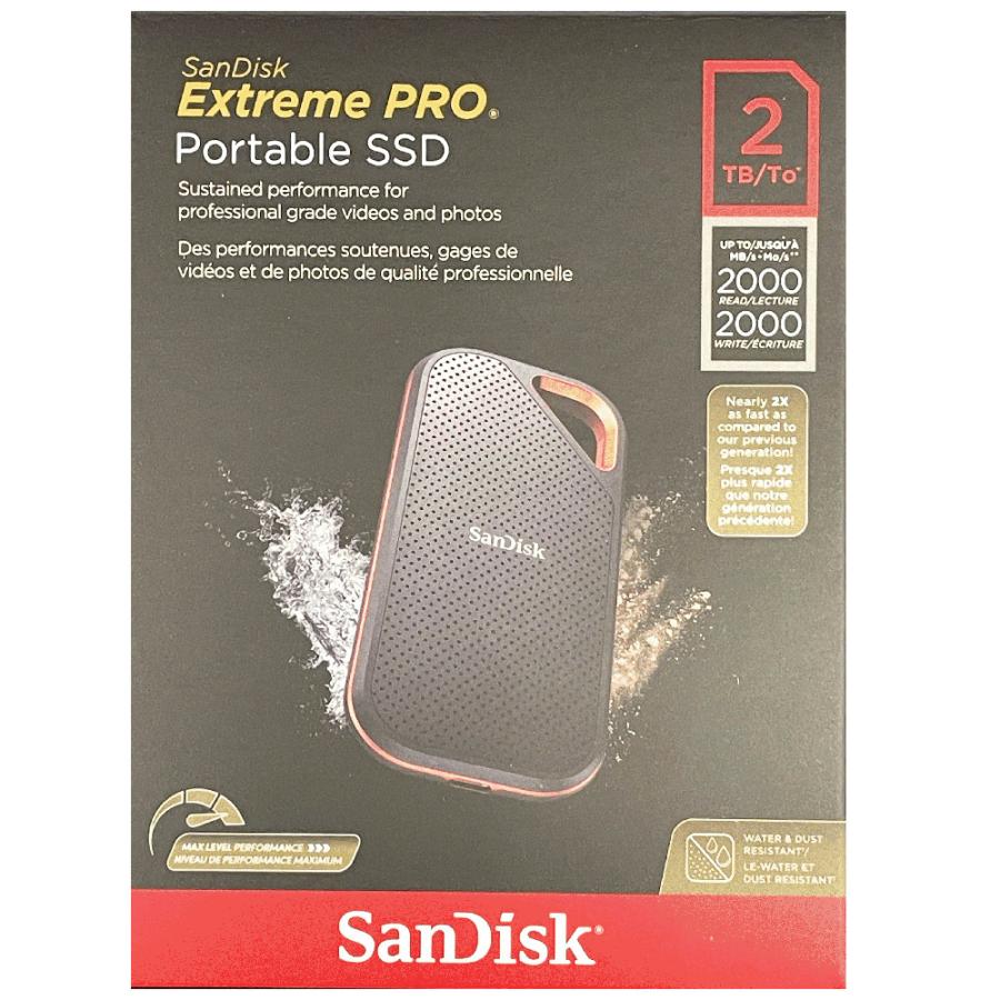 SanDisk（サンディスク） SanDisk SSD 外付け 2TB USB 3.2 Gen 2x2