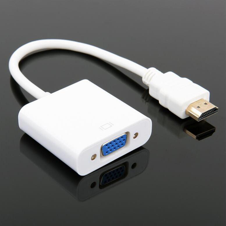 HDMI to VGA 変換 アダプタ DSub 15ピン RGB コネクタ 電源不要