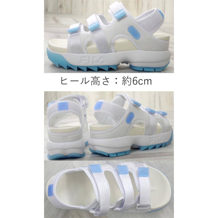 FILA（フィラ） 爆買 厚底 サンダル レディース ディスラプター SD