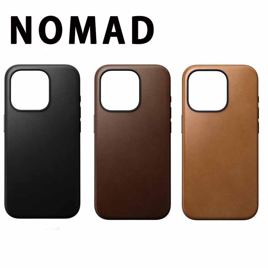 NOMAD ノマド 本革 レザー 背面ケース MagSafe対応 iPhone17/17Pro
