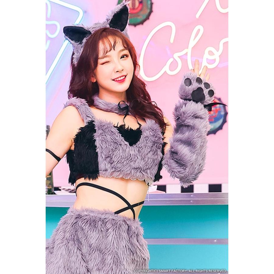 ハロウィン コスプレ オオカミ 狼 おおかみ ウルフ シルバー グレー