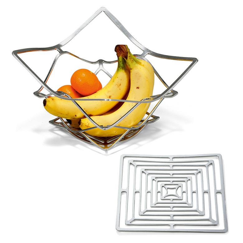 能作 KAGO 籠 スクエア Lサイズ 曲がる器 錫製 501400 かご カゴ 爆買