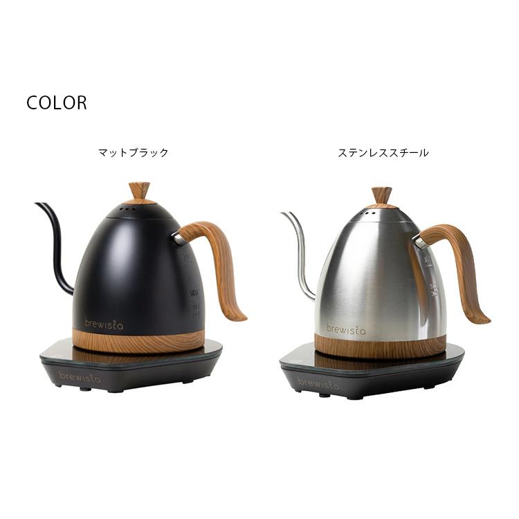 Brewista アルティザン グースネック バリアブルケトル 1L 木目調
