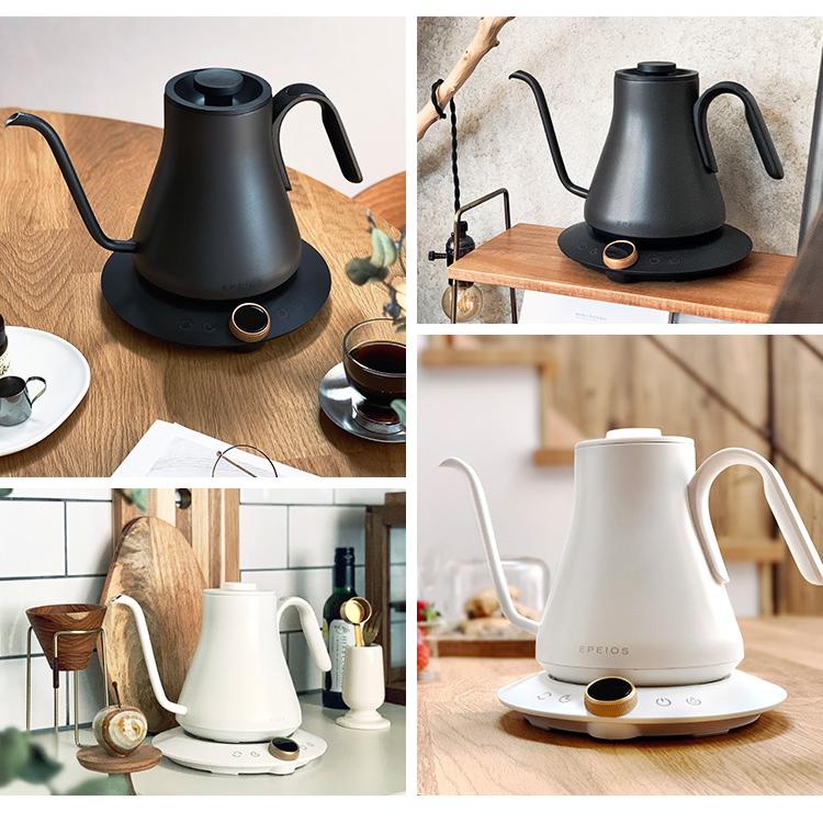 EPEIOS（エペイオス） 珈琲豆おまけ付 ドリップケトル 900ml EPCP001