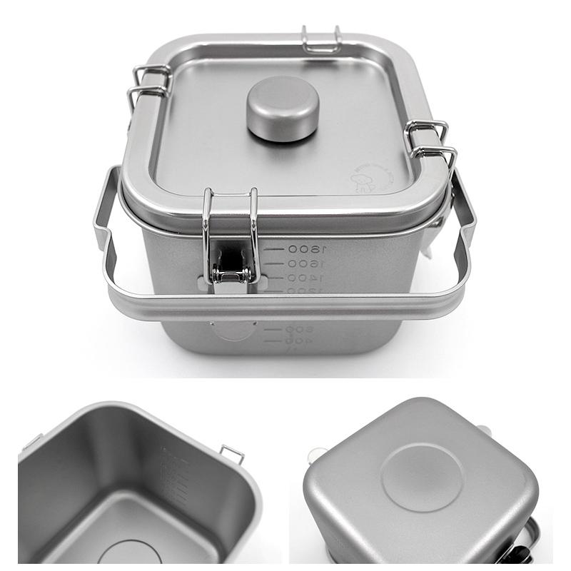 仔犬印（KOINU） （予約）仔犬印 IH対応 角型給食缶ミニ 2.25L （ガス