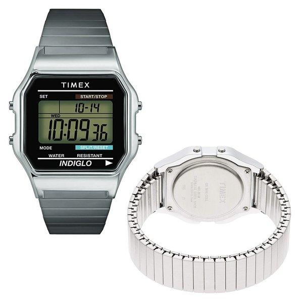 TIMEX（タイメックス） 即納 腕時計 クラシックデジタル シルバー