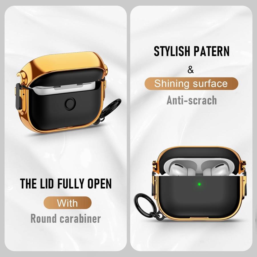 AirPods Pro3 ケース シリコン キーホルダー リング ワイヤレス充電