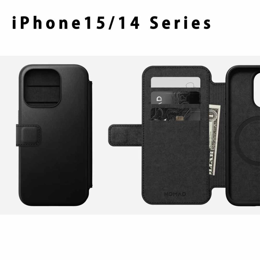 NOMAD ノマド 本革 レザー 手帳型 フリップケース カバー iPhone 17