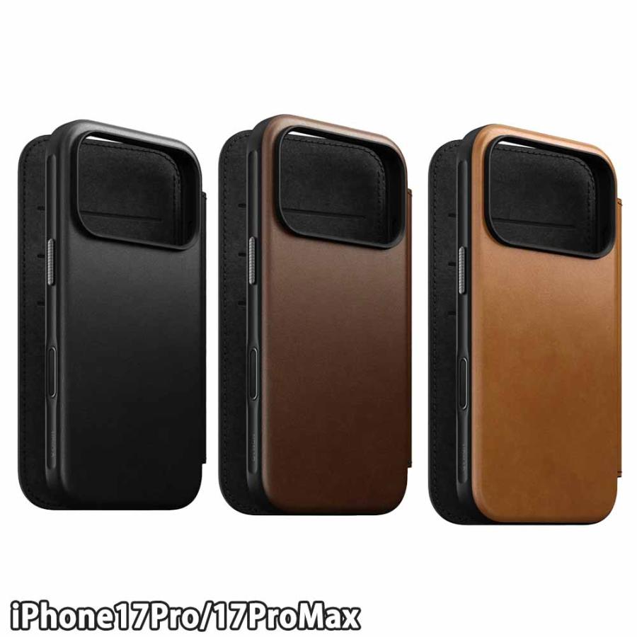 NOMAD ノマド 本革 レザー 手帳型 フリップケース カバー iPhone 17