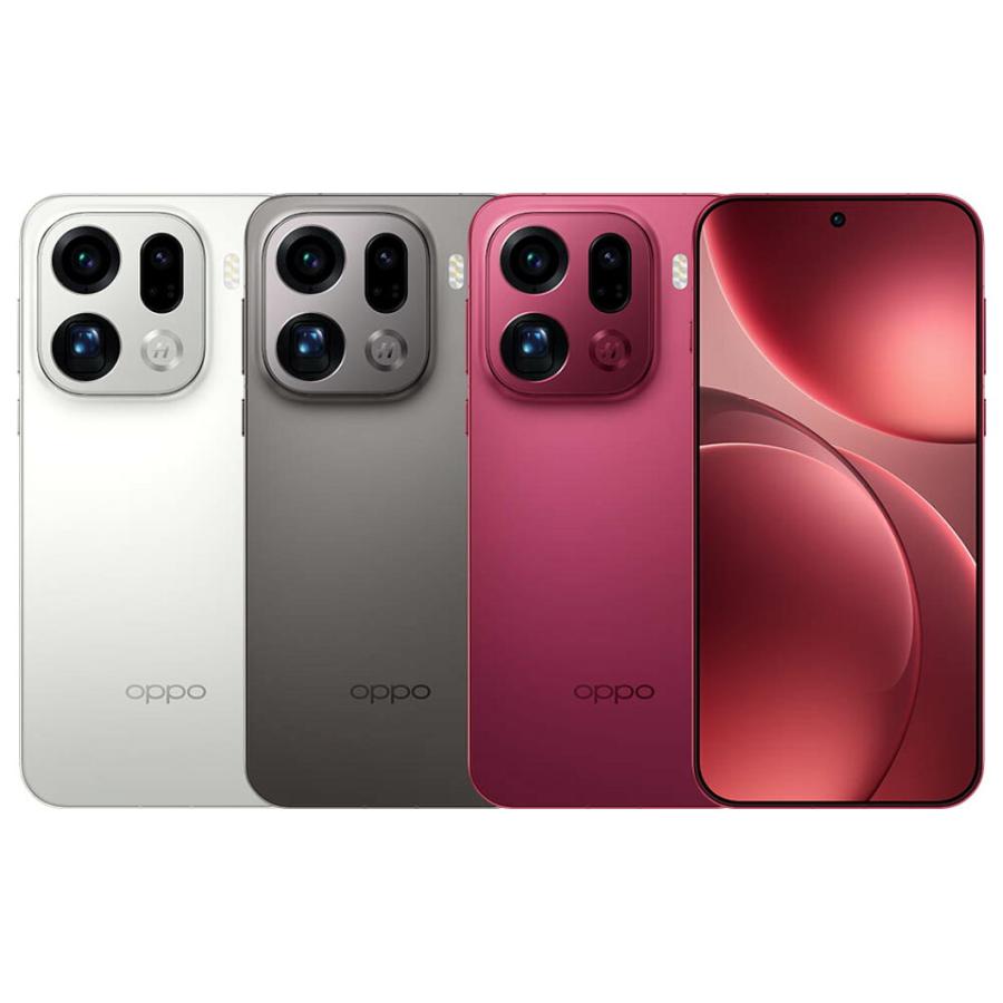 OPPO Find X9 PRO 12GB 512GB 赤色 AI 5G Dimensity 9500 CPU 6.78