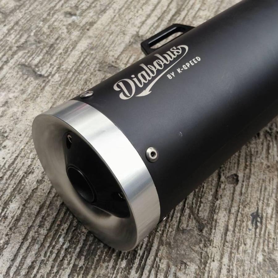 ホンダ 新型レブル250用マフラー RB0192 / Diabolus by K-SPEED black