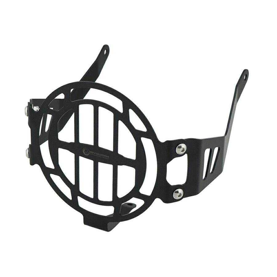 REVOLUTION ホンダ スーパーカブ C125用ヘッドライトガード[ブラック