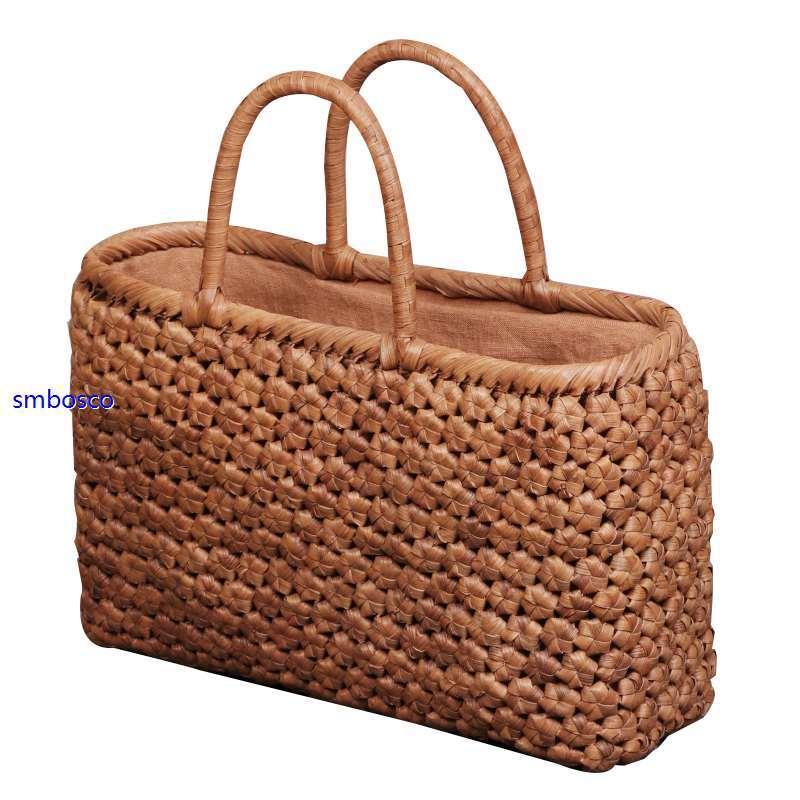 高級 六角花編み 山葡萄かごバッグ 内布付き 山ぶどう 職人手作り 籠