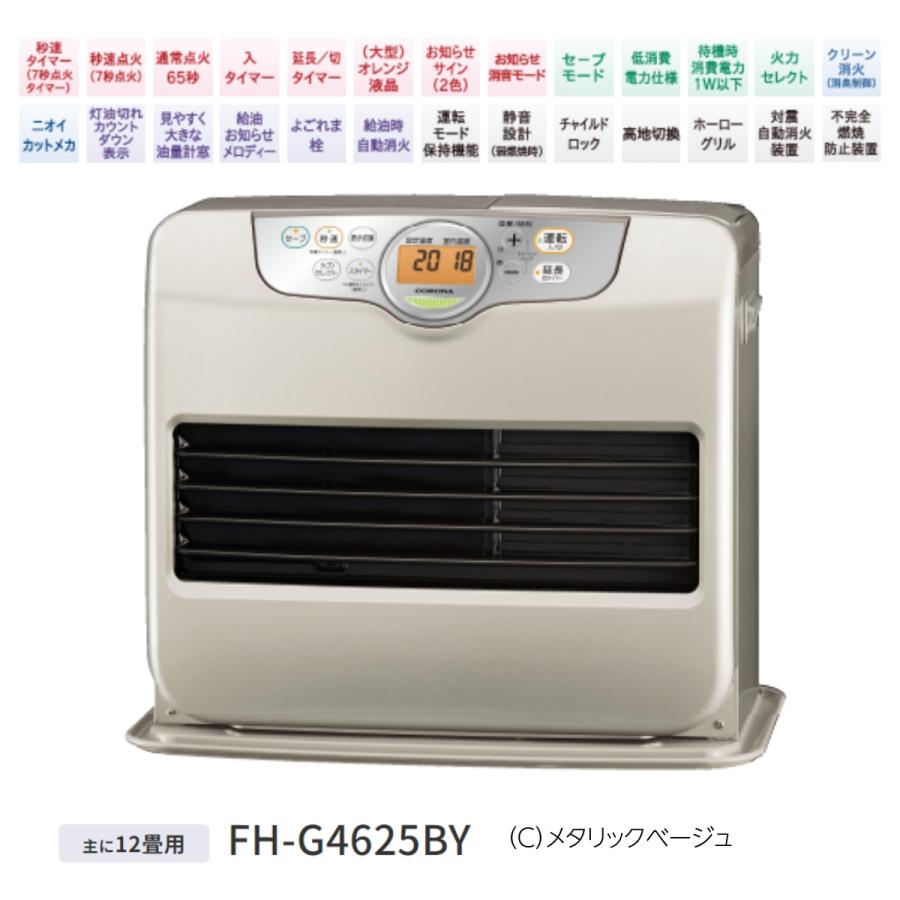 CORONA（コロナ） 石油 ファンヒーター ストーブ FH-G4625BY (C) G
