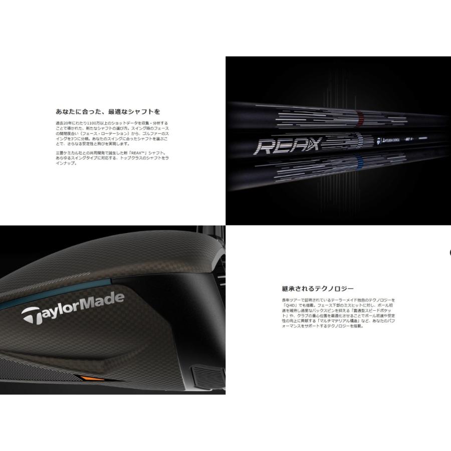 TaylorMade（テーラーメイド） 2026最新 Qi4D MAX ドライバー 各種純正