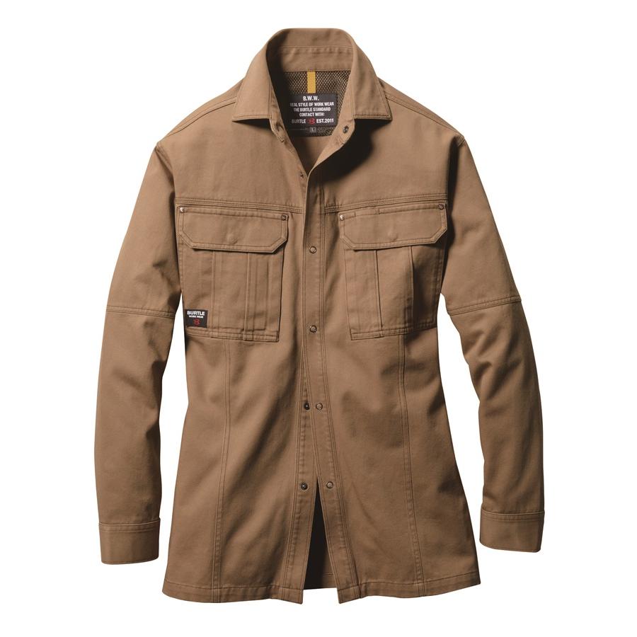 BURTLE（バートル） M-LL 8035 長袖シャツ 作業服 綿100％ オール