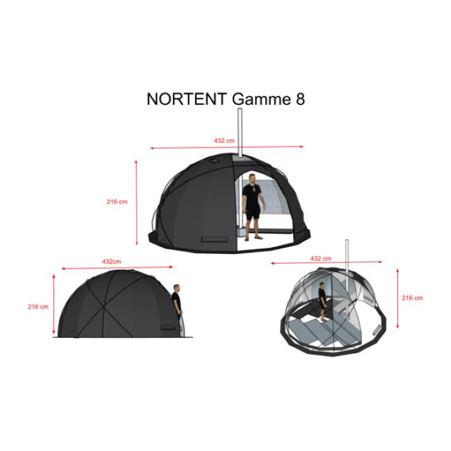 Nortent Gamme8 EXTREME / Gold＋全面フラットシート NORTENT Gamme8