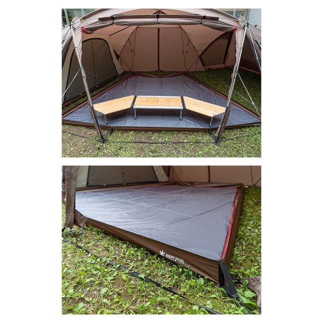 snow peak（スノーピーク） ゼッカリビングシートフロアマットセット