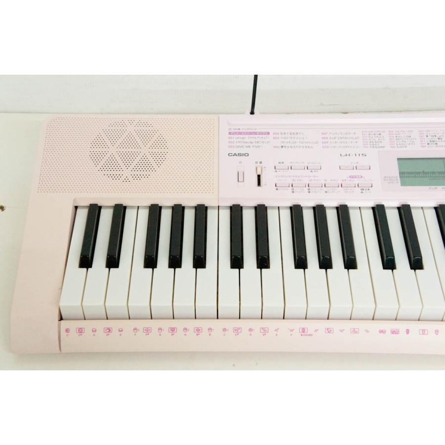 中古 CASIOカシオ 光ナビゲーションキーボード LK-115 電子キーボード