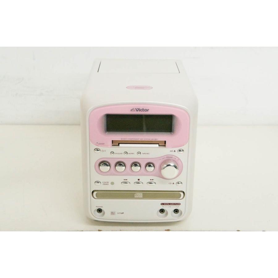 中古 JVC Victorビクター マイクロコンポーネントMDシステム CD／MD